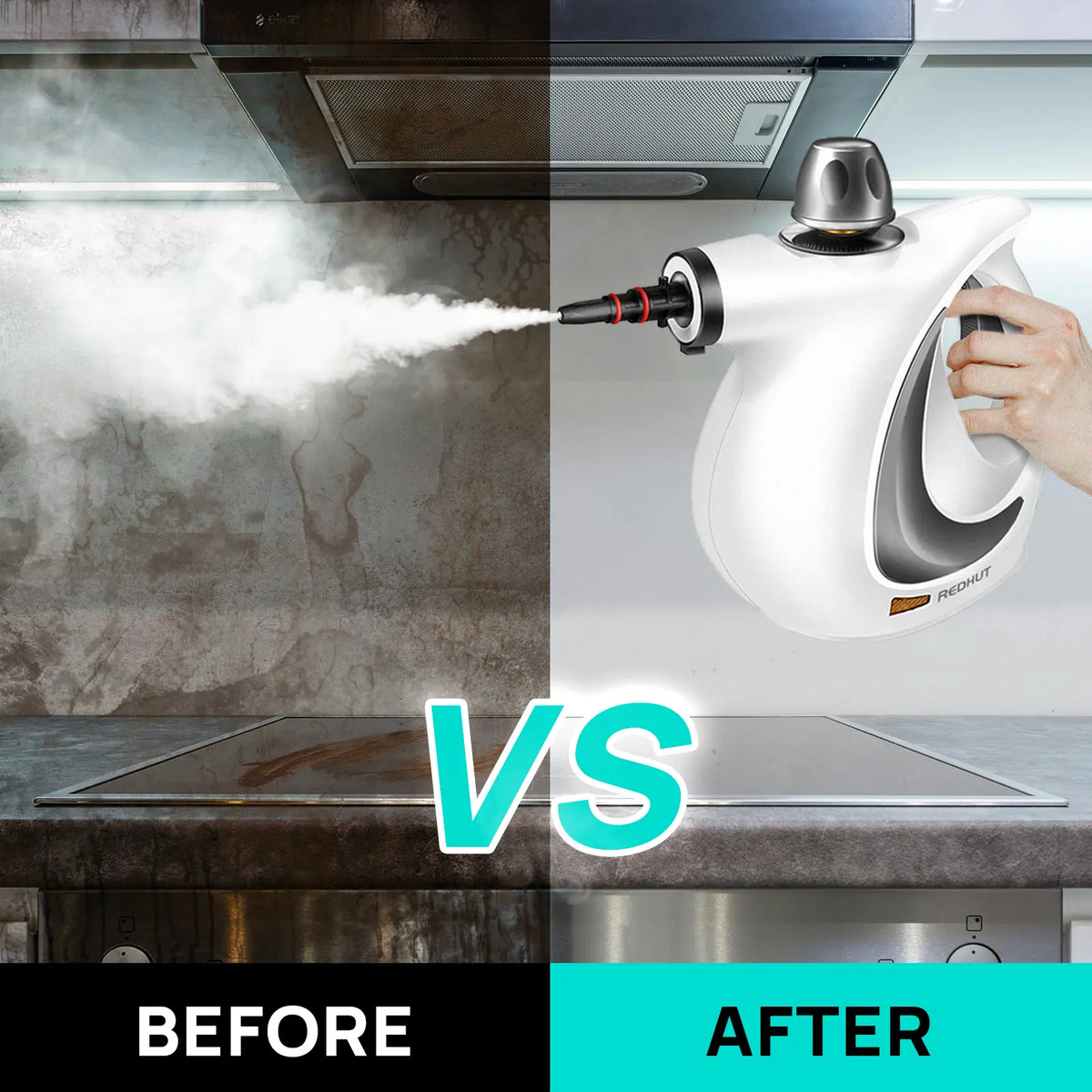🔥 Fall Sale – Portable Handheld Steam Cleaner with 12 Accessories