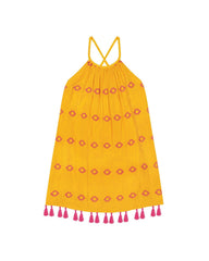 Mini Chantal Girls Sundress Marigold Embroidery image 0