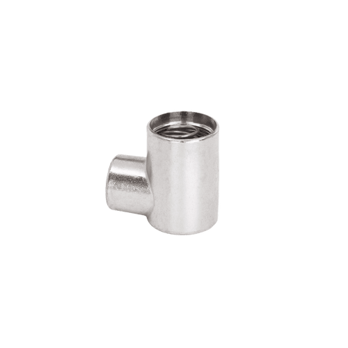 A product shot of the half inch NPT elbow inlet.