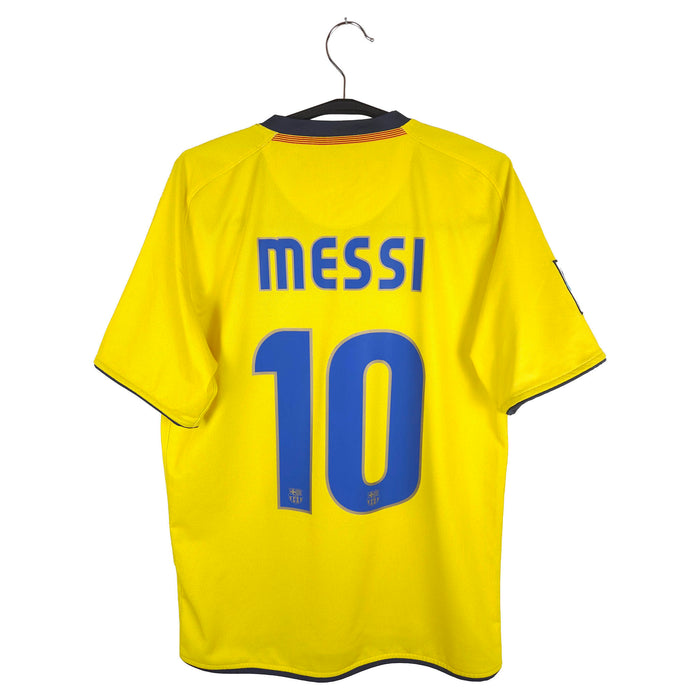 2008-09 Barcelona Away Shirt Messi #10 - back view