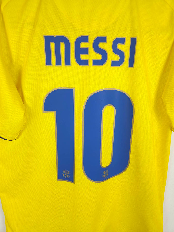 2008-09 Barcelona Away Shirt Messi #10 - detailed view