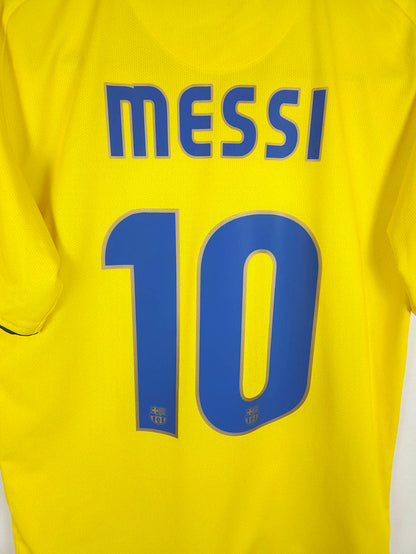 2008-09 Barcelona Away Shirt Messi #10 - detailed view