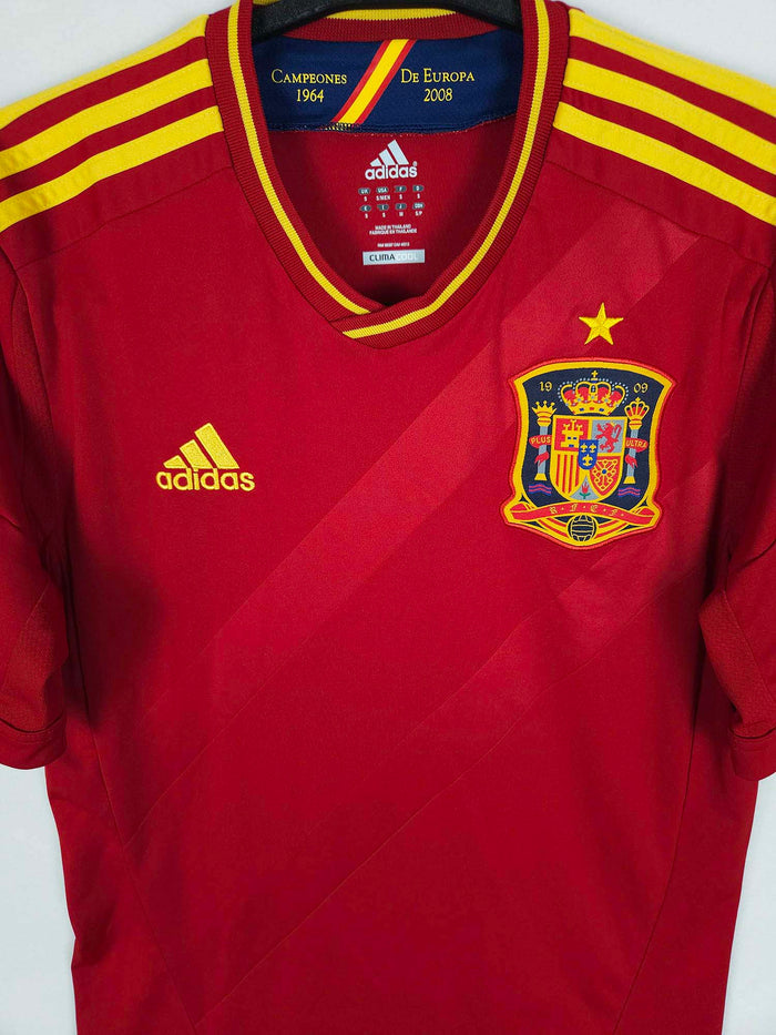 2011-12 Spain Home Shirt - detailed view
