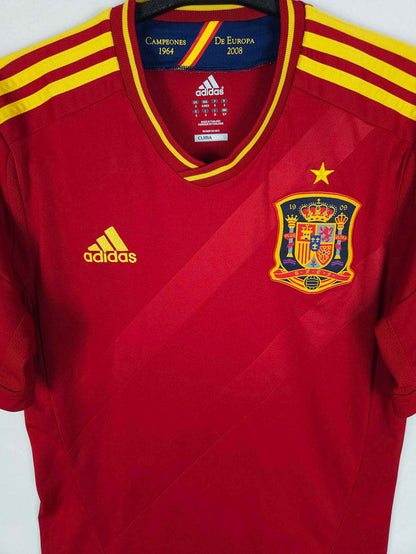 2011-12 Spain Home Shirt - detailed view