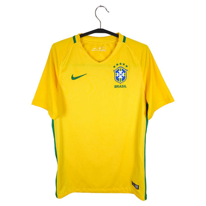 2016-17 Brazil Home Shirt - front view