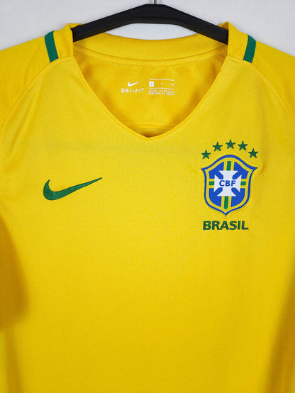 2016-17 Brazil Home Shirt - detailed view