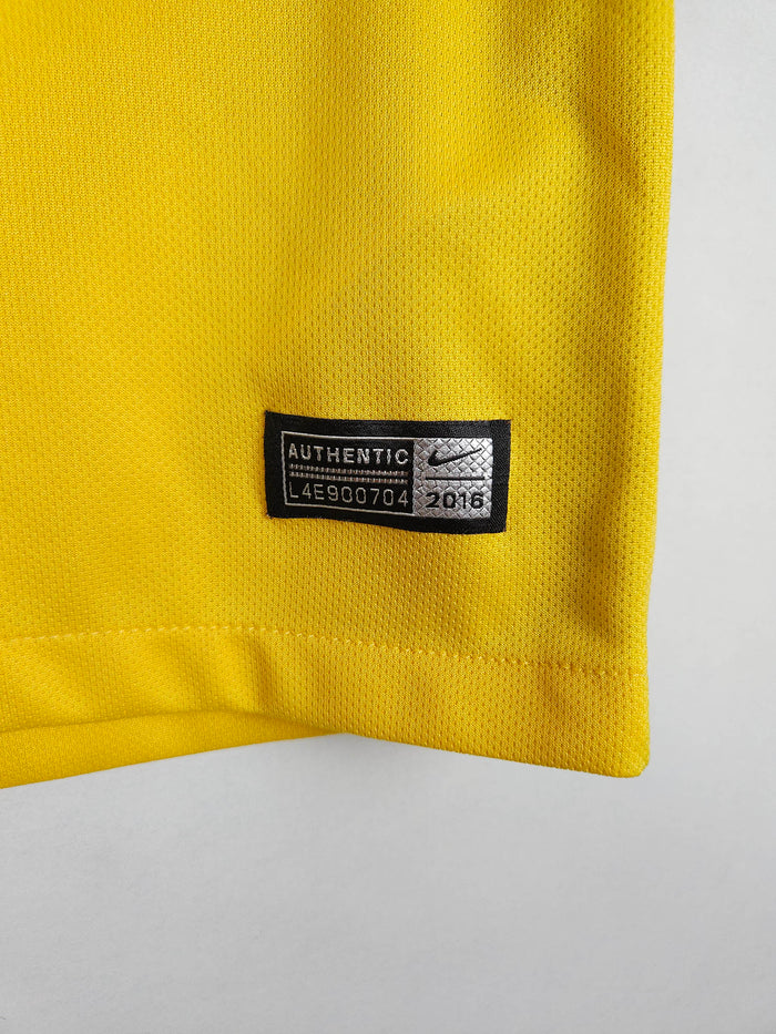 2016-17 Brazil Home Shirt - detailed view