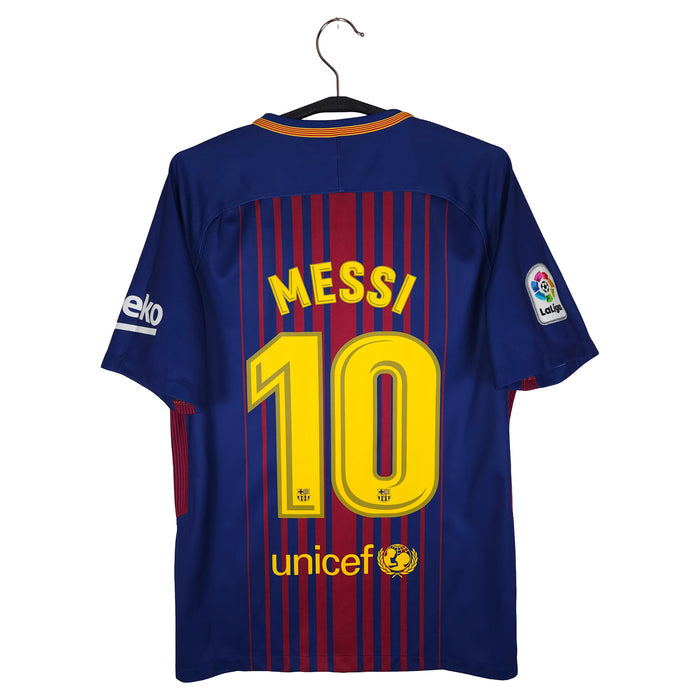 2017-18 Barcelona Home Shirt Messi #10 - back view