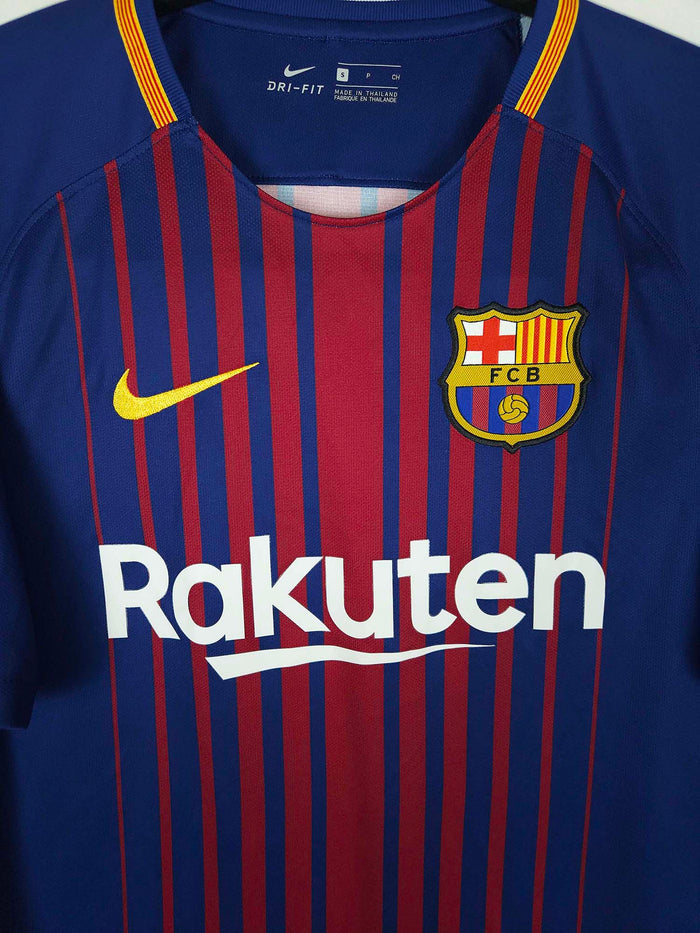 2017-18 Barcelona Home Shirt Messi #10 - detailed view