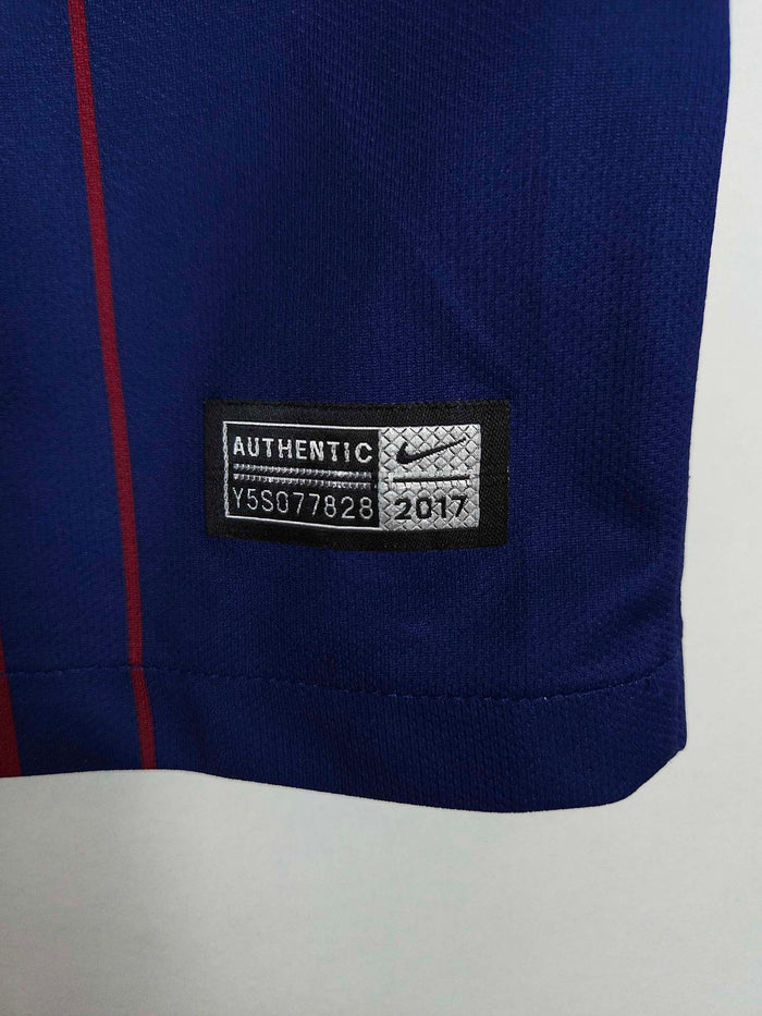 2017-18 Barcelona Home Shirt Messi #10 - detailed view