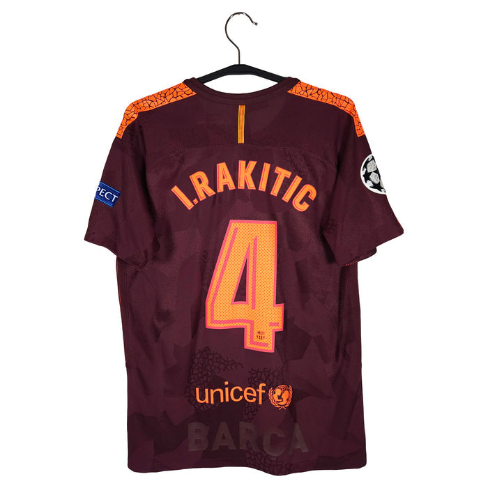 2017-18 Barcelona Third Shirt Rakitic #4 (Pro) - back view
