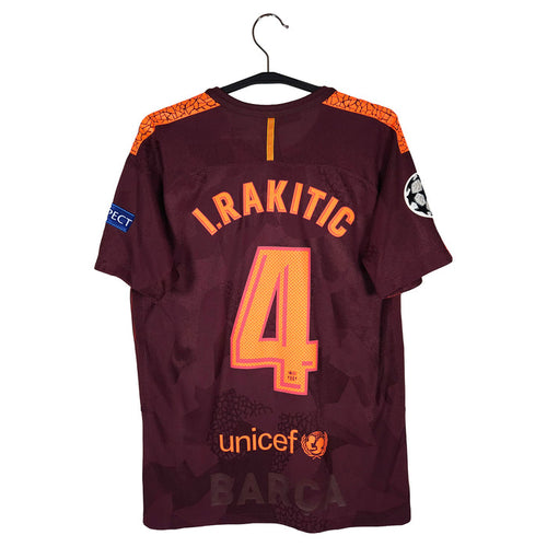 2017-18 Barcelona Third Shirt Rakitic #4 (Pro) - back view