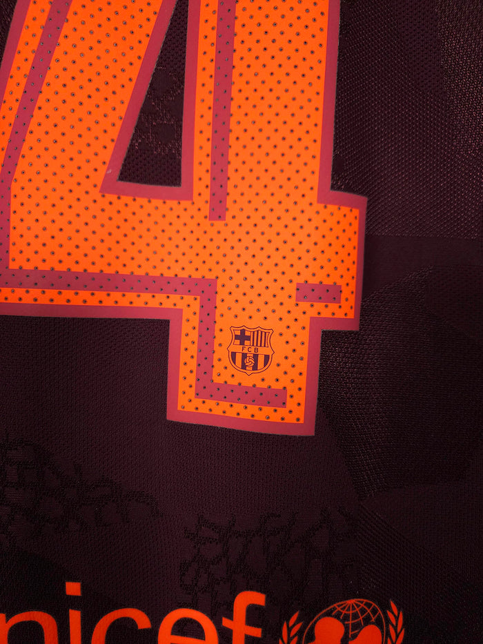 2017-18 Barcelona Third Shirt Rakitic #4 (Pro) - detailed view