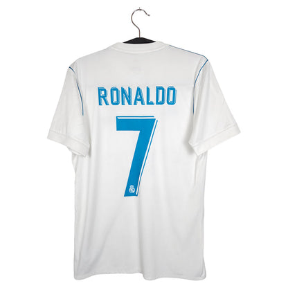 2017-18 Real Madrid Home Shirt Ronaldo #7 - back view