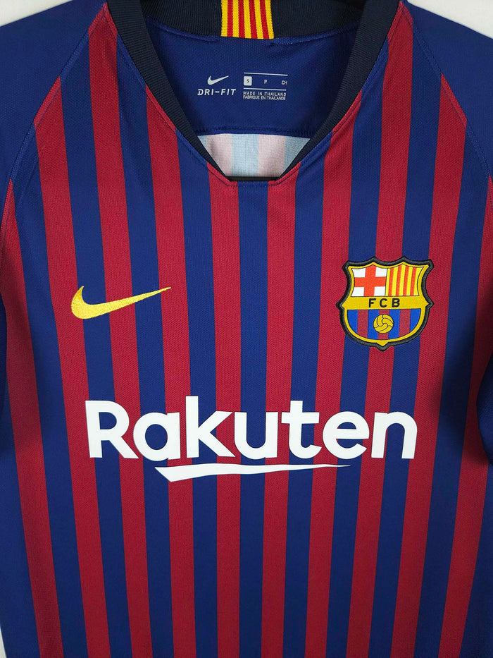 2018-19 Barcelona Home Shirt Messi #10 - detailed view