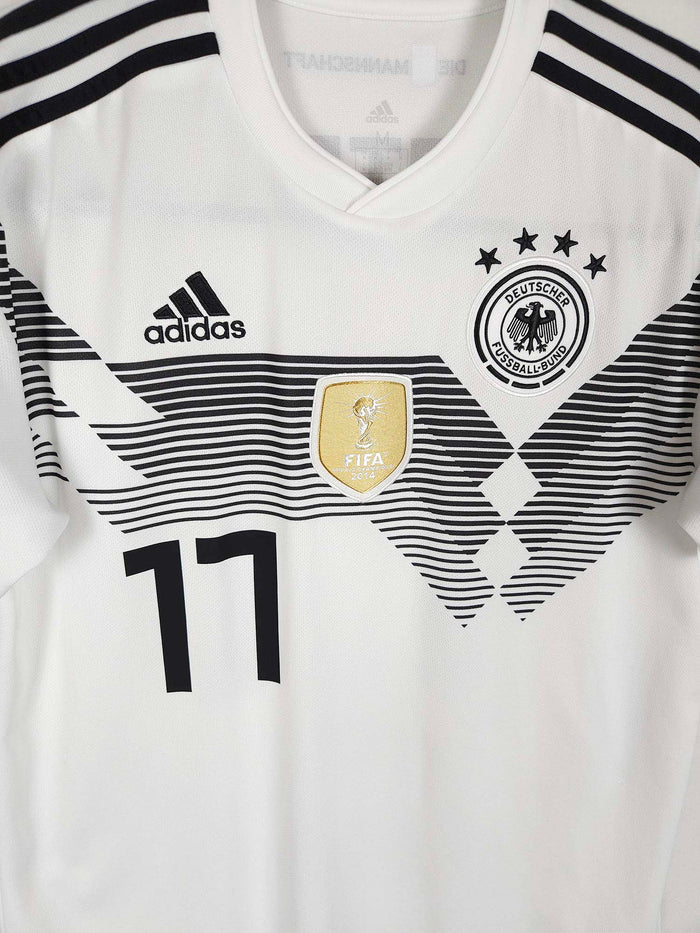 2018-19 Germany Home Shirt Boateng #17 - detailed view