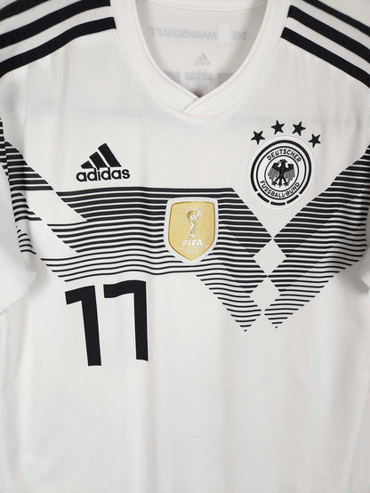 2018-19 Germany Home Shirt Boateng #17 - detailed view