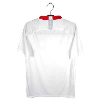 2018-19 Poland Home Shirt - back view