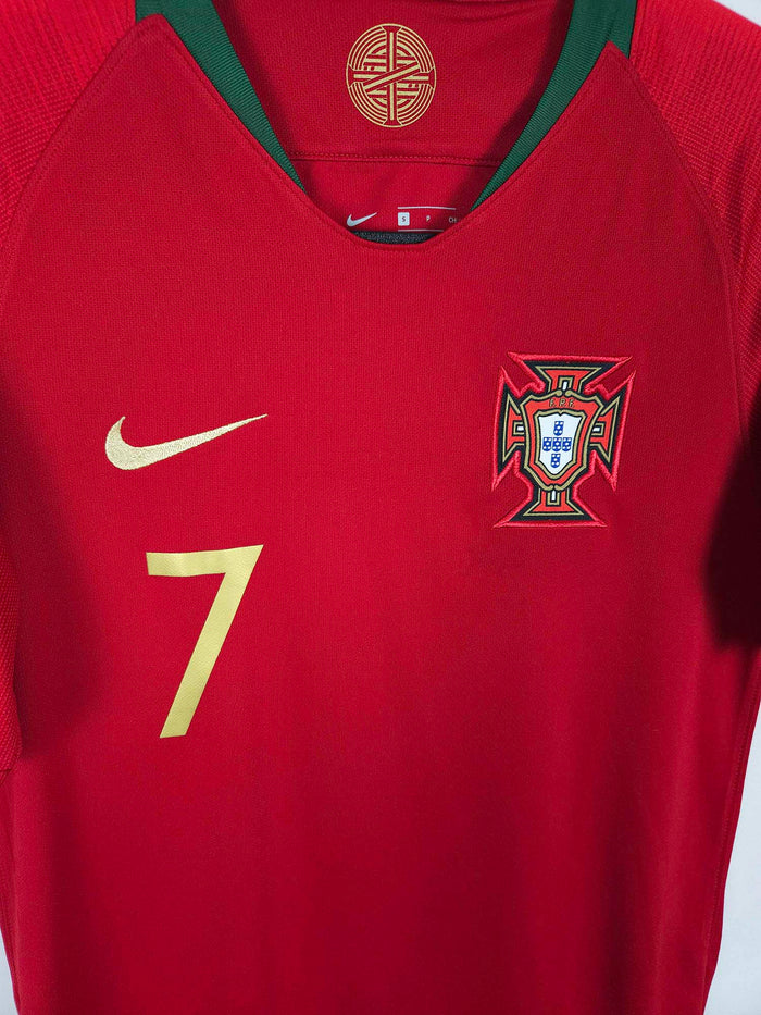 2018-19 Portugal Home Shirt Ronaldo #7 - detailed view