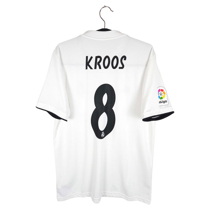 2018-19 Real Madrid Home Shirt Kroos #8 - back view