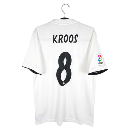 2018-19 Real Madrid Home Shirt Kroos #8 - back view