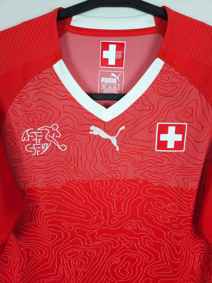 2018-19 Switzerland Home Shirt - detailed view