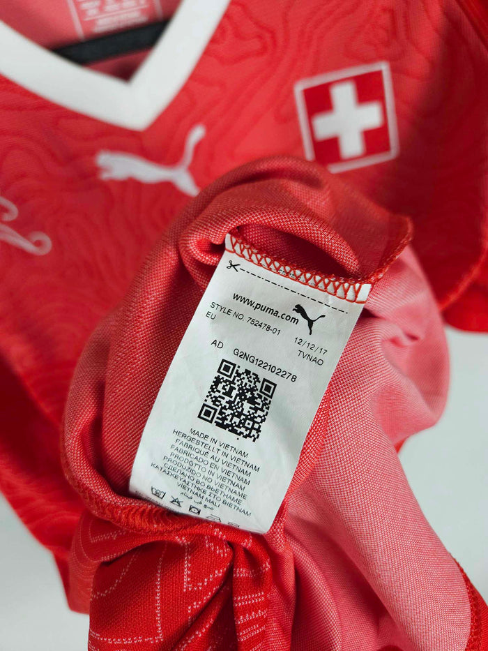 2018-19 Switzerland Home Shirt - detailed view