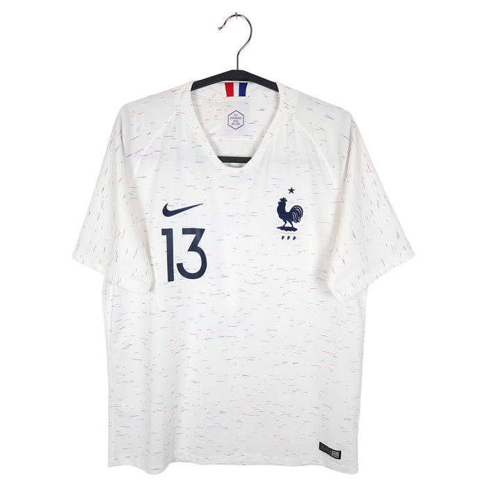 2018 France Away Shirt Kante #13 - front view