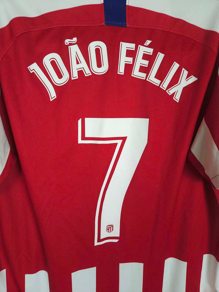 2019-20 Atletico Madrid Home Shirt Joao Felix #7 - detailed view