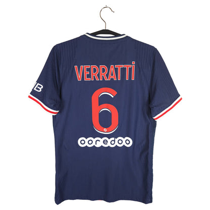 2020-21 Paris Saint-Germain Home Shirt Verratti #6 (Pro) - back view