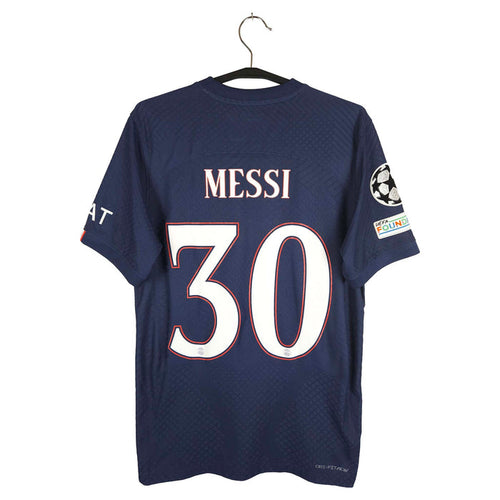 2022-23 Paris Saint-Germain Home Shirt Messi #30 (Pro) - back view