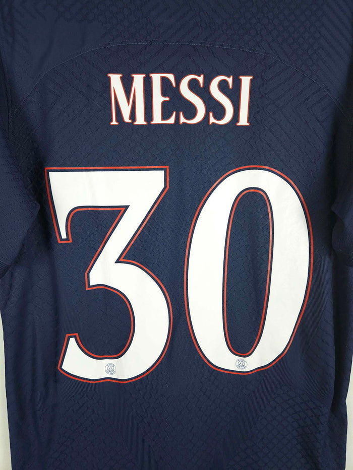 2022-23 Paris Saint-Germain Home Shirt Messi #30 (Pro) - detailed view
