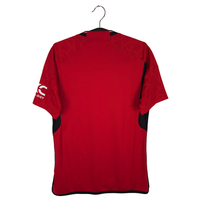 2023-24 Manchester United Home Shirt - back view