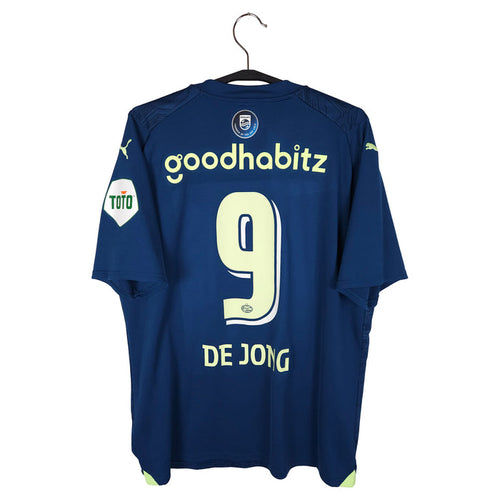 2023-24 PSV Third Shirt De Jong #9 - back view