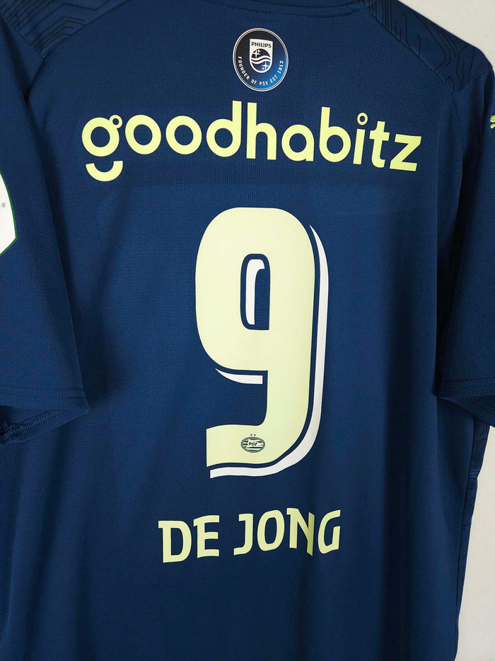 2023-24 PSV Third Shirt De Jong #9 - detailed view