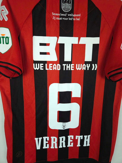 2023-24 Willem II Away Shirt Verreth #6 - detailed view