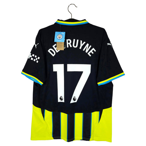 2024-25 Manchester City Away Shirt De Bruyne #17 - back view