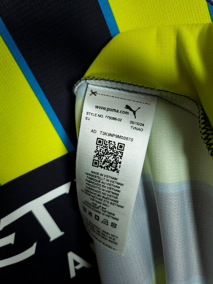 2024-25 Manchester City Away Shirt De Bruyne #17 - detailed view