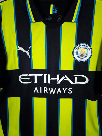 2024-25 Manchester City Away Shirt Haaland #9 - detailed view