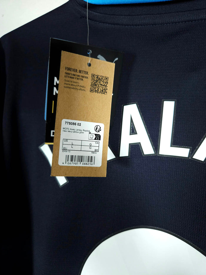 2024-25 Manchester City Away Shirt Haaland #9 - detailed view