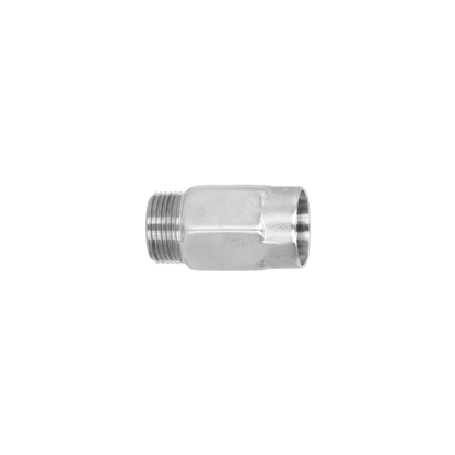 A product shot of the three-quarters inch NPT inlet.