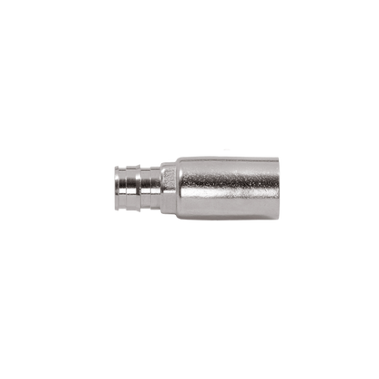 A product shot of the three-fourths inch straight PEX expansion inlet.