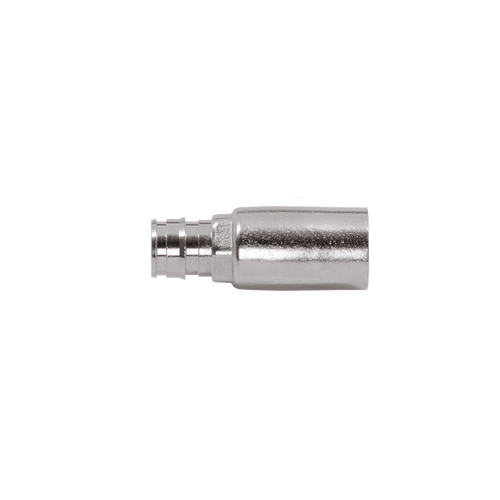 A product shot of the three-fourths inch straight PEX expansion inlet.