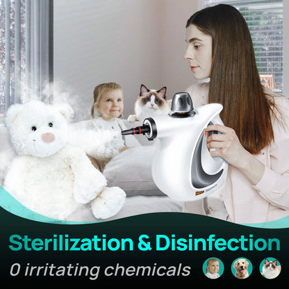 🔥 Fall Sale – Portable Handheld Steam Cleaner with 12 Accessories