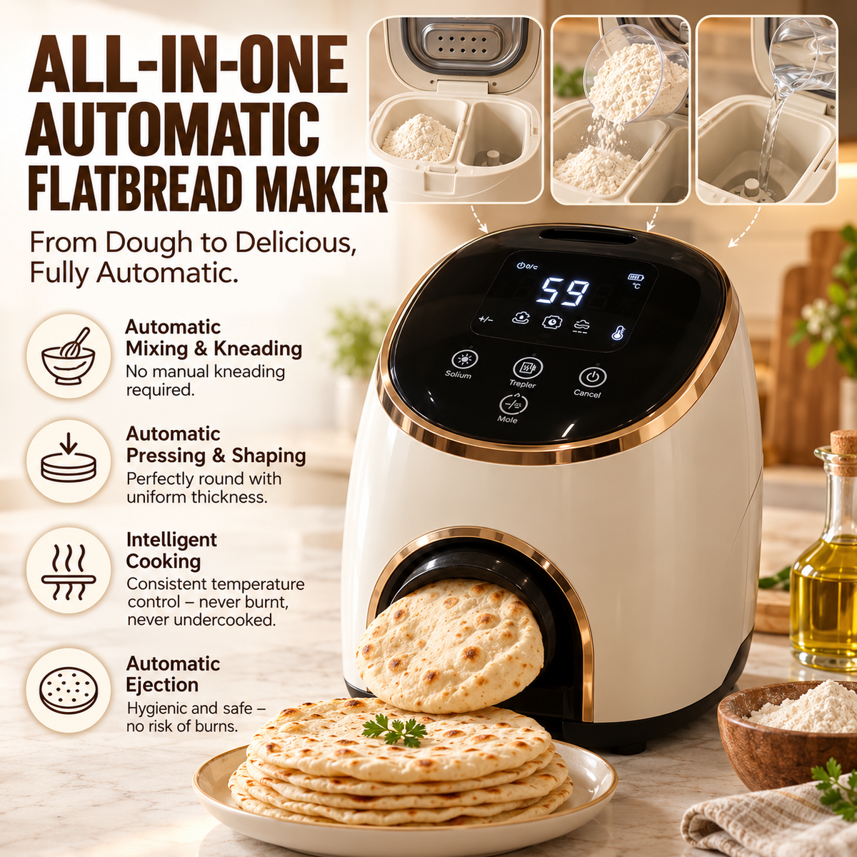🎉 Anniversary Sale - Automatic Smart Pancake Griddle Machine