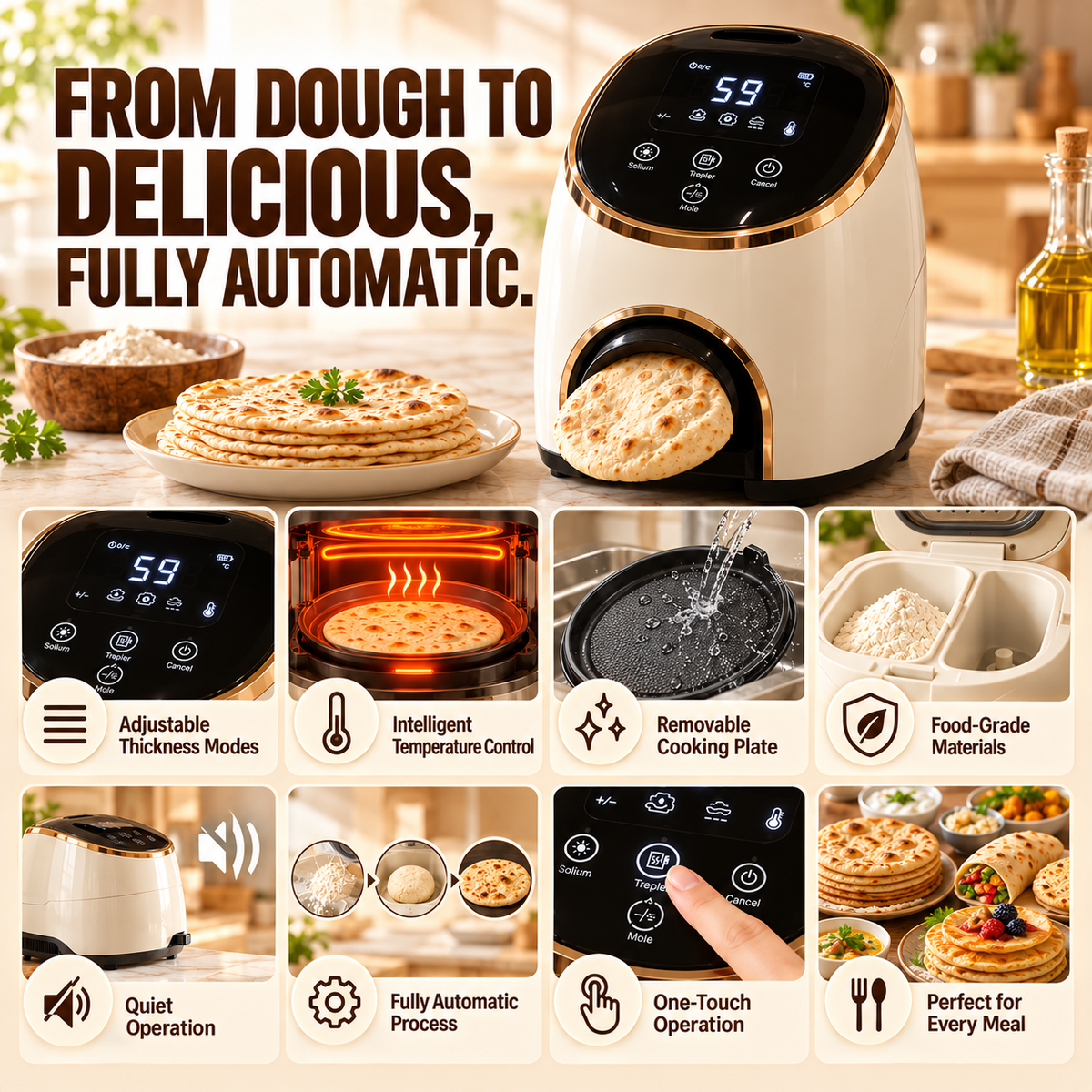 🎉 Anniversary Sale - Automatic Smart Pancake Griddle Machine