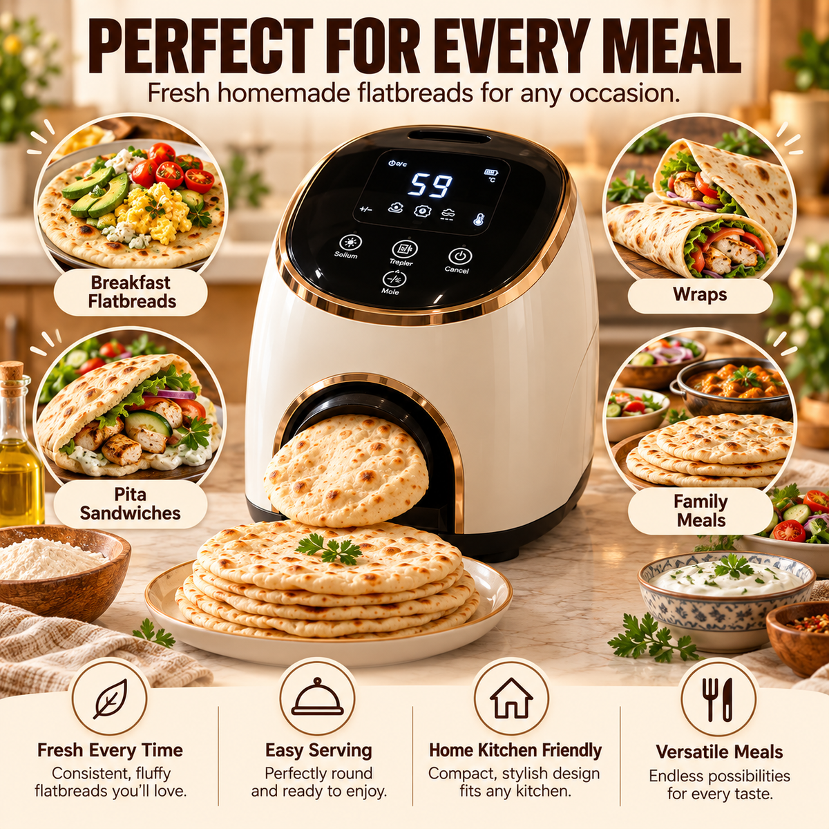 🎉 Anniversary Sale - Automatic Smart Pancake Griddle Machine