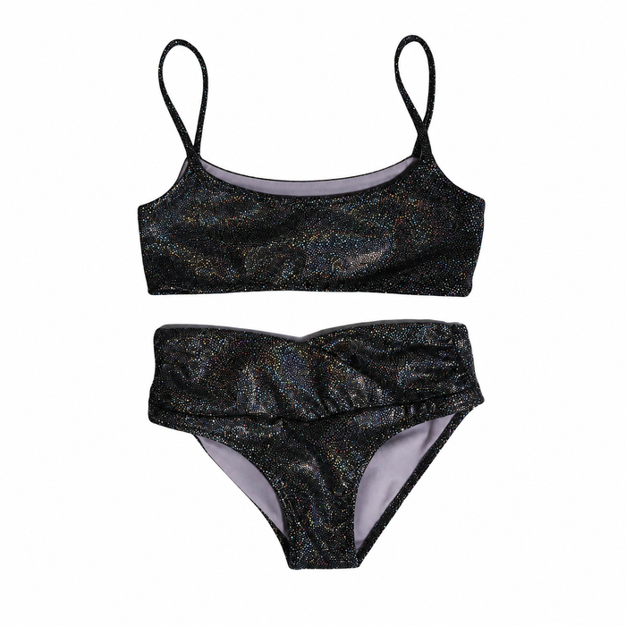 Amelie Black Glitter