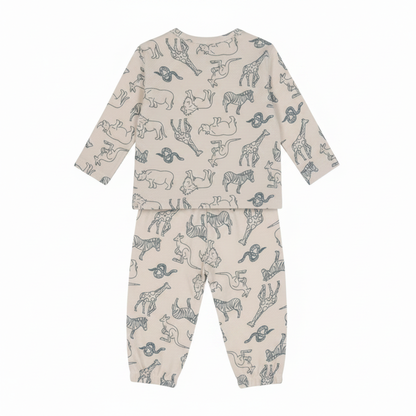 Animal Kingdom Rib Long Sleeve & Pants Set