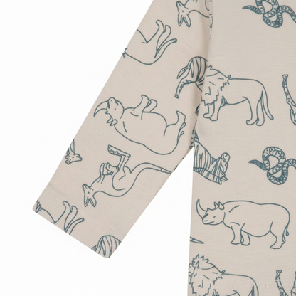 Animal Kingdom Rib Long Sleeve & Pants Set